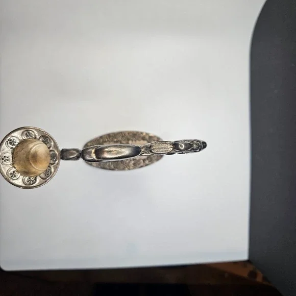 Vintage Santa Claus Metal Candle Holder Figurine Removable Cup Made in China - Picture 4 of 8